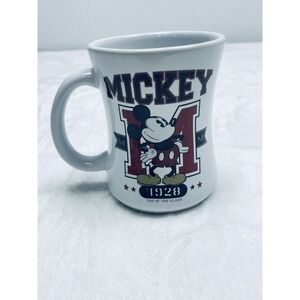Disney Store Exclusive Mickey Mouse Mug Mickey University Campus Style White